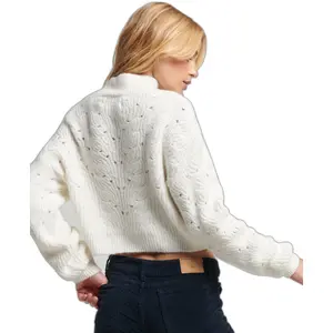 Camisola feminina de malha de cabo Superdry image-2