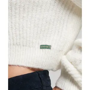 Camisola feminina de malha de cabo Superdry image-4