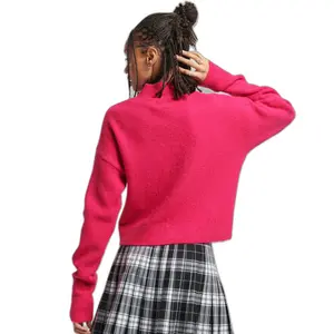 Women's mock neck sweater Superdry Vintage Essential image-2