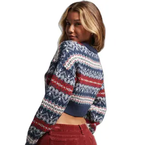 Jersey corto de jacquard para mujer Superdry image-2