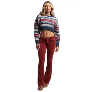 Jersey corto de jacquard para mujer Superdry image-1