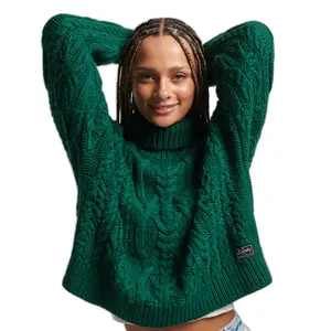 Women's cable knit sweater Superdry image-1