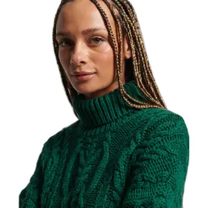 Women's cable knit sweater Superdry image-2