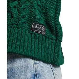 Women's cable knit sweater Superdry image-3