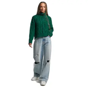 Women's cable knit sweater Superdry image-0