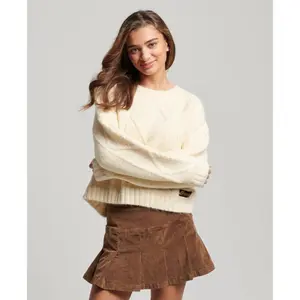 Damski sweter z grubym kablem Superdry image-1