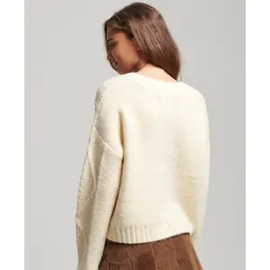 Damski sweter z grubym kablem Superdry image-3