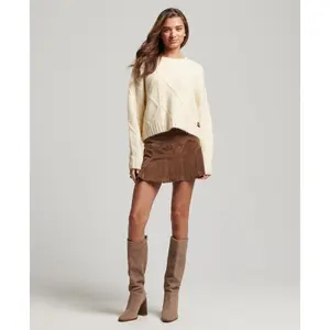 Damski sweter z grubym kablem Superdry image-2