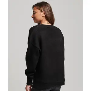 Camisola com decote em V de grandes dimensões para mulher Superdry image-3