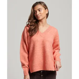 Camisola com decote em V de grandes dimensões para mulher Superdry image-1