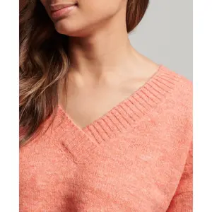 Camisola com decote em V de grandes dimensões para mulher Superdry image-4