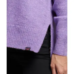 Camisola com decote em V de grandes dimensões para mulher Superdry image-5