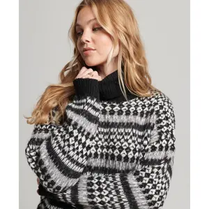Women's turtleneck knit sweater Superdry image-3