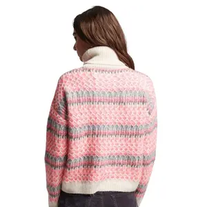 Women's round neck sweater Superdry Cable image-3