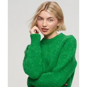 Women's textured short sweater Superdry Vintage image-4