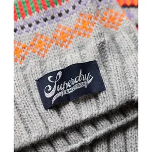 Striped roll-neck jumper with raglan sleeves for women Superdry image-5