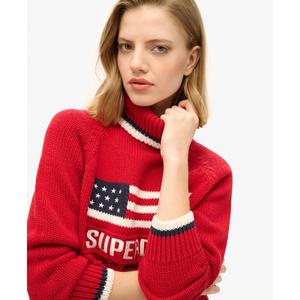 Women's roll-neck sweater Superdry Americana image-4