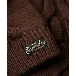 Twisted knit polo top with chain for women Superdry image-5