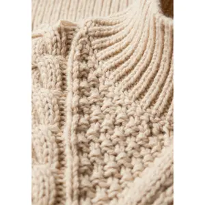 Women's knitted polo sweater Superdry Aran Cable image-5