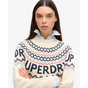 Maglione jacquard donna Superdry image-4