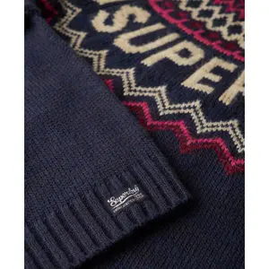 Women's jacquard pattern sweater Superdry image-4