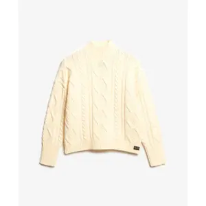 Jersey de cuello alto torsionado mujer Superdry image-0