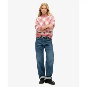 Diamond pattern jumper for women Superdry image-2