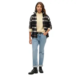 Twisted chimney knit collar for women Superdry image-1