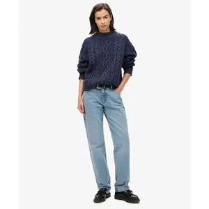 Twisted chimney knit collar for women Superdry image-2