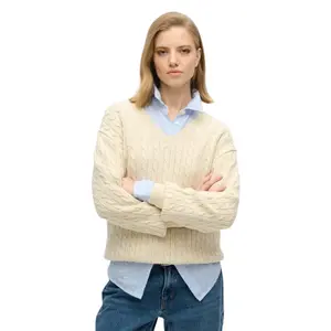 Oversized twisted pullover for women Superdry image-1
