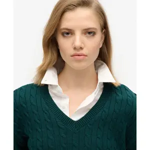 Oversized twisted pullover for women Superdry image-4