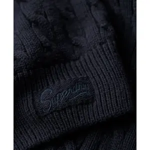 Pullover oversize a coste con scollo a V donna Superdry image-4