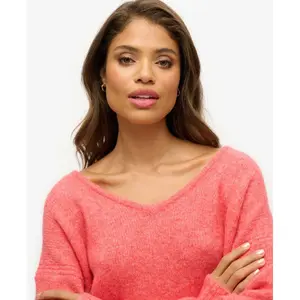 Pull col V oversized dam Superdry image-3