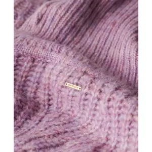 Sweater côtelé escovado com decote amplo feminino Superdry image-5