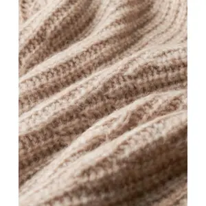 Brushed ribbed jumper with wide neckline for women Superdry image-5