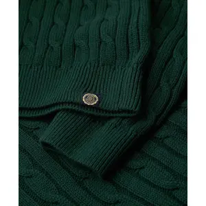 Oversized twisted knit V-neck pullover for women Superdry image-5