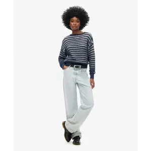 Maglione a righe in crochet donna Superdry image-2