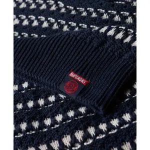 Maglione a righe in crochet donna Superdry image-5