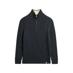 Jersey de rugby de punto con cuello alto para mujer Superdry image-0