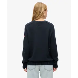 Salta de pescoço redondo de mulher Superdry slouchy image-3