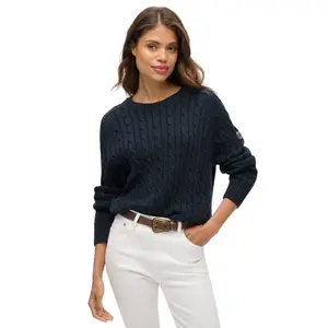 Großer Pullover mit Zopfmuster für Frauen Superdry image-1