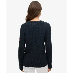 Großer Pullover mit Zopfmuster für Frauen Superdry image-3