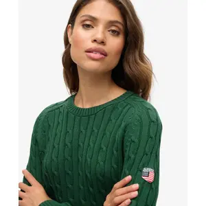 Großer Pullover mit Zopfmuster für Frauen Superdry image-4