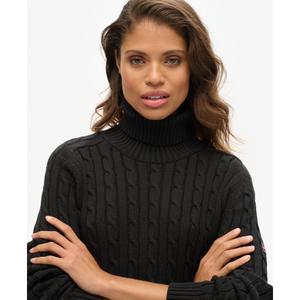 Jersey ample de punto con cuello redondo para mujer Superdry image-4