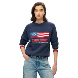 Women's crew-neck sweater Superdry Americana image-1