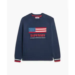 Women's crew-neck sweater Superdry Americana image-0