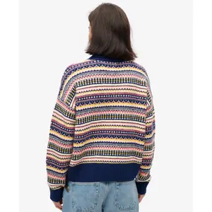 Pull texturé à rayures femme Superdry image-3