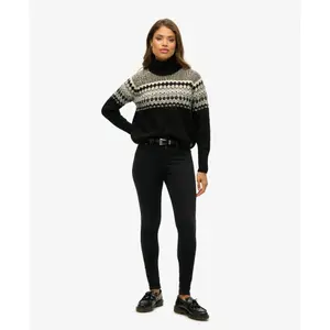Women’s roll-neck jacquard jumper Superdry image-2