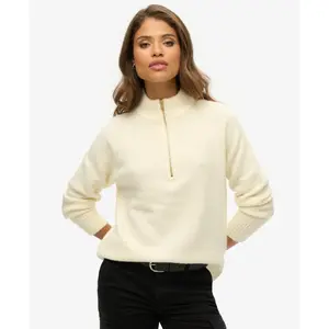 Jersey con cuello alto y cremallera para mujer Superdry image-1