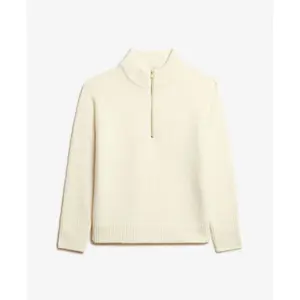 Jersey con cuello alto y cremallera para mujer Superdry image-0